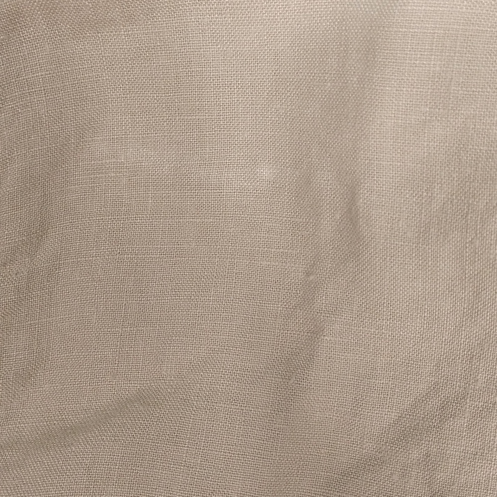 Outfit JPR Beige Eyelet Button-Up  Pure Linen Blouse Size Large - Picture 8 of 11